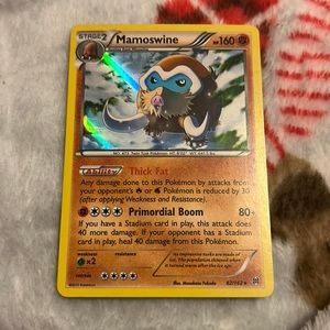 2015 Pokemon Stage 2 Mamoswine 82/162
